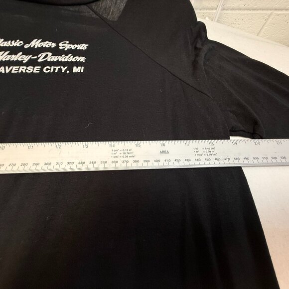 Harley Davidson 3/4 sleeve T shirt - Picture 2 of 4